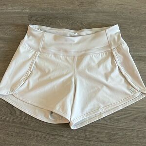 Free fly light gray athletic shorts